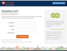 Tablet Screenshot of doydoy.com